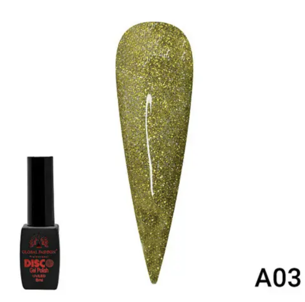 Gel Polish Disco Global Fashion A03 8ml